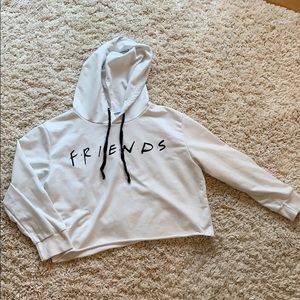 White “Friends” sweatshirt